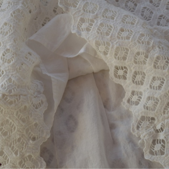 J. McLaughlin Lissa Lace Blouse White Size Small - Picture 7 of 10